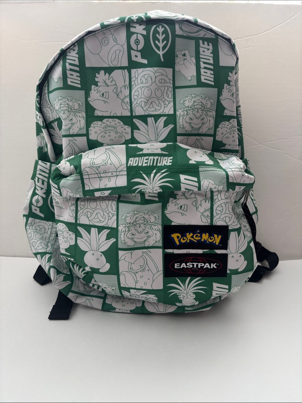 Eastpak x Pokemon Day Pak'r Backpack Green Grass Type Bulbasaur Vintage Print
